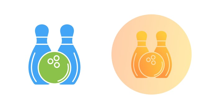 Bowling Vector Icon