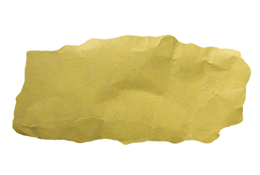 Torn paper piece on transparent background. Ripped paper label png. png