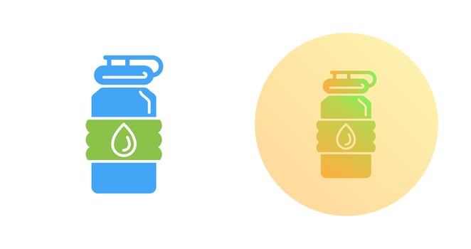 Water Bottle Vector Icon