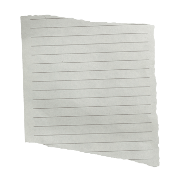 Torn paper piece on transparent background. Ripped paper label png. png