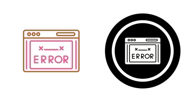 Error Code Vector Icon