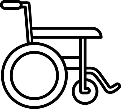 Wheel Chair Vector Icon