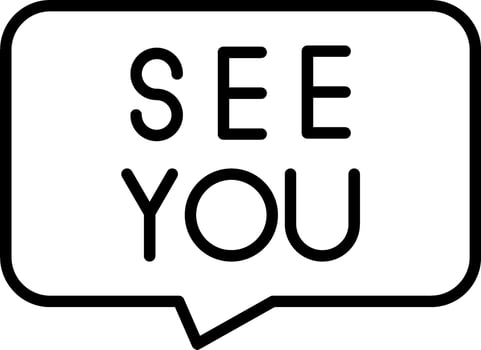 See You Vector Icon
