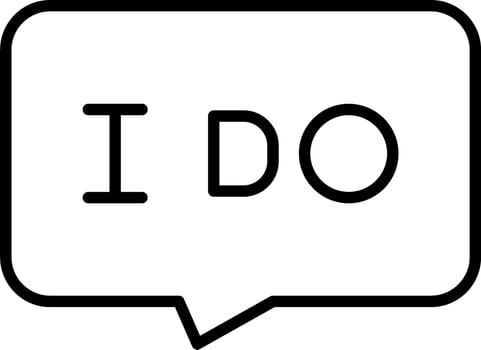 I Do Vector Icon