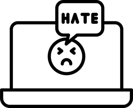Hate Vector Icon