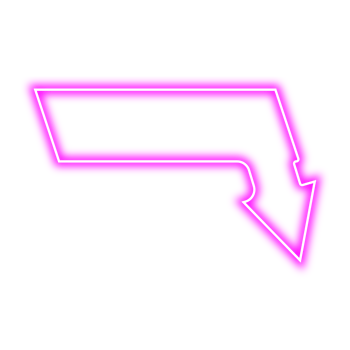 Neon arrow symbol png