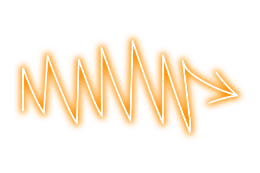 Neon arrow symbol png