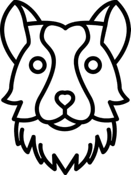 Collie Vector Icon