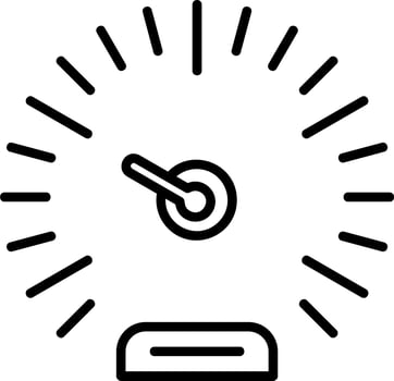 Speedometer Vector Icon