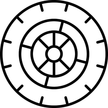 Wheel Vector Icon