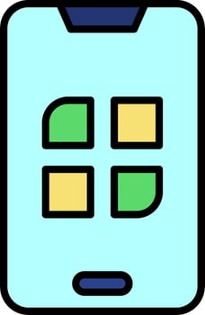 Mobile App Vector Icon