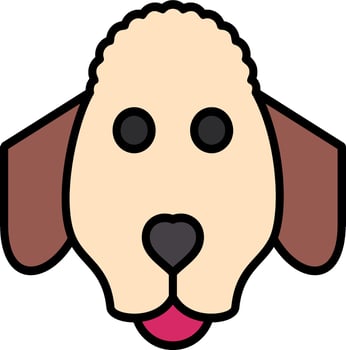 Poodle Vector Icon