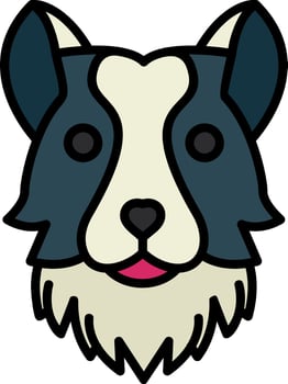 Collie Vector Icon