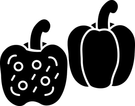 Stuffed Peppers Vector Icon Design