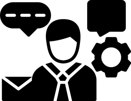 Client Support Vector Icon