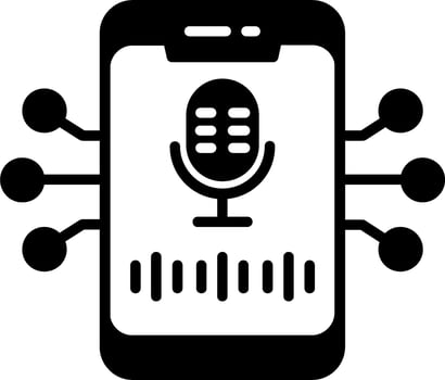 Voice Assistant Vector Icon