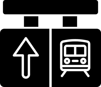 Departure Vector Icon