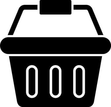 Shopping Basket Vector Icon