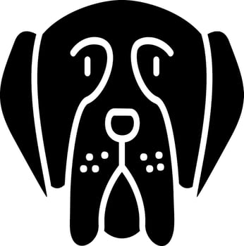 Mastiff Vector Icon