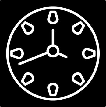 Clock Vector Icon