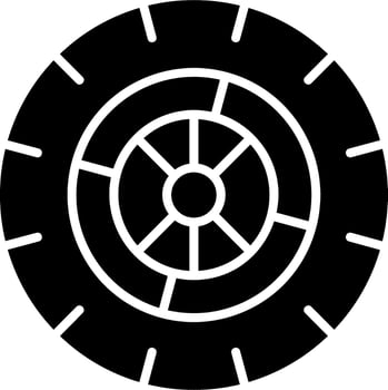 Wheel Vector Icon