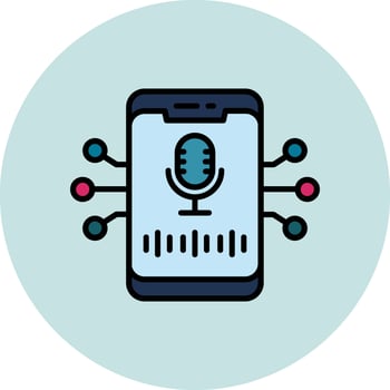 Voice Assistant Vector Icon