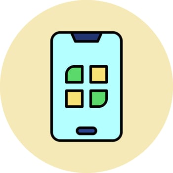Mobile App Vector Icon