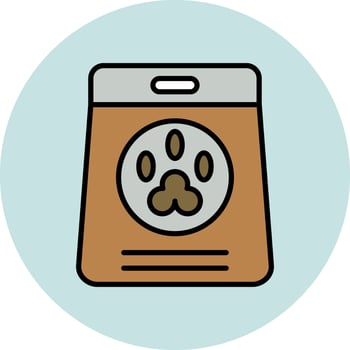 Pets Food Vector Icon
