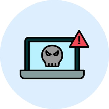 Cyber Attack Vector Icon