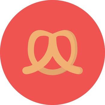 Pretzel Vector Icon