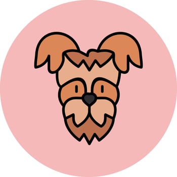 Yorkshire Terrier Vector Icon