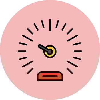 Speedometer Vector Icon