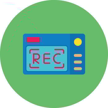 Video Recording Vector Icon