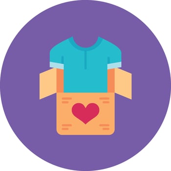Clothes Donation Vector Icon