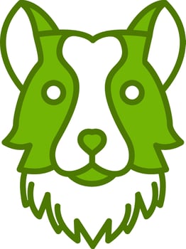 Collie Vector Icon