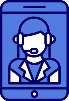 Customer Service Agent Vector Icon