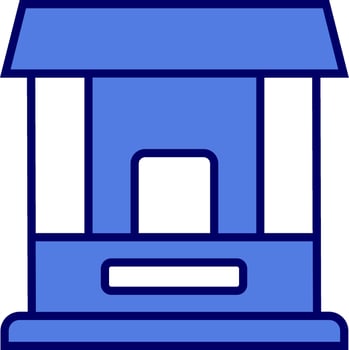 Ticket Window Vector Icon