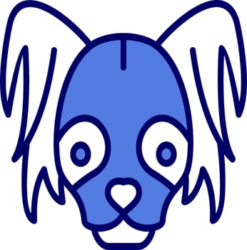 Chinese Crested Vector Icon