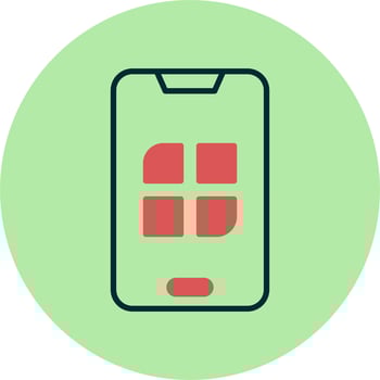 Mobile App Vector Icon