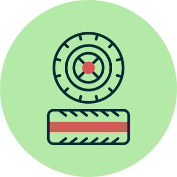 Tires Vector Icon