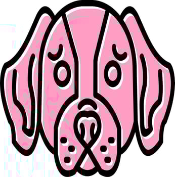 Basset Hound Vector Icon