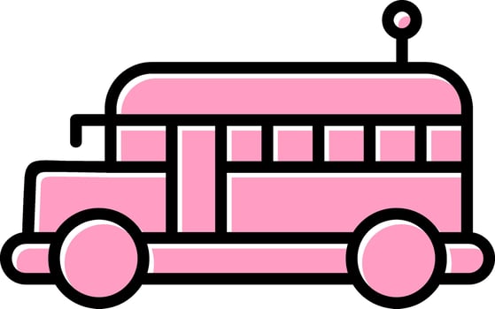 School Bus Vector Icon