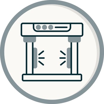 Metal Detector Vector Icon