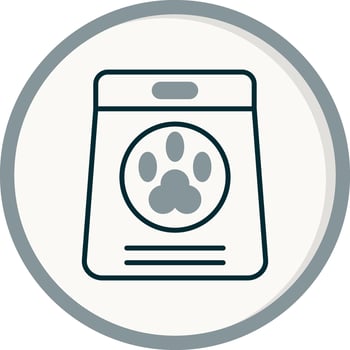 Pets Food Vector Icon