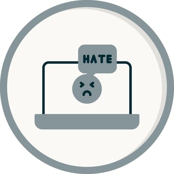 Hate Vector Icon