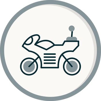 Motorbike Vector Icon