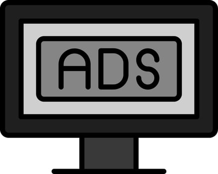 Ads Vector Icon