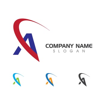 A Letter Logo Template vector