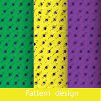 Modern  pattern background design vector