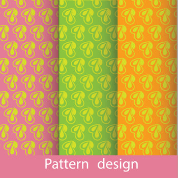Modern geometric flower pattern vector